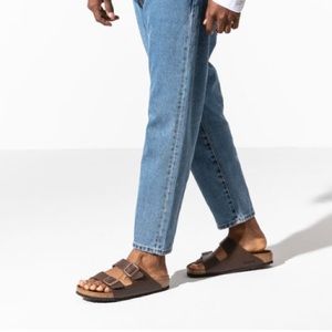 Birkenstock Arizona Birko-Flor Vegan Dark Brown 39/ 8-8.5 Regular